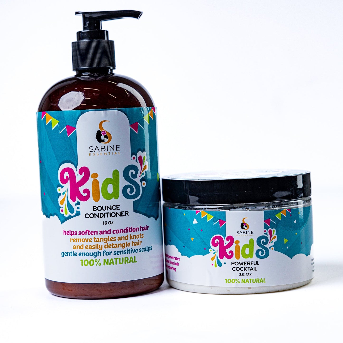 Kids Hair Care Bundle (Kids Bounce Conditioner & Kids Powerful Cocktail)