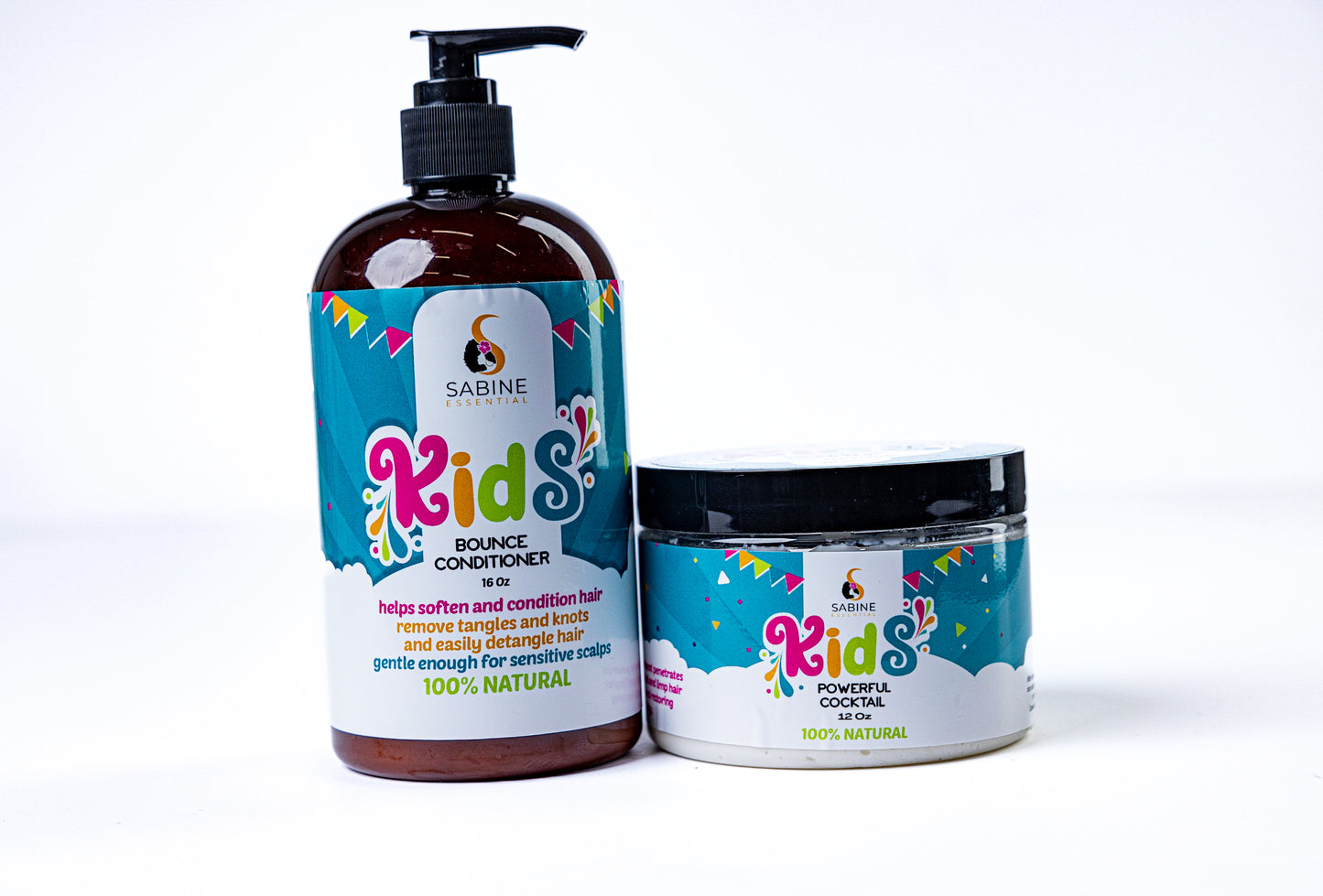 Kids Hair Care Bundle (Kids Bounce Conditioner & Kids Powerful Cocktail)